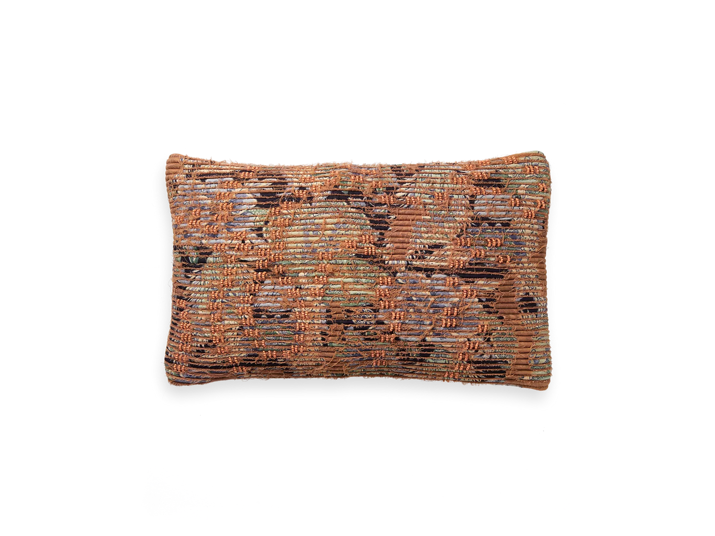 Punjab Cushion Cover Peach Beads 50 x 30 cm