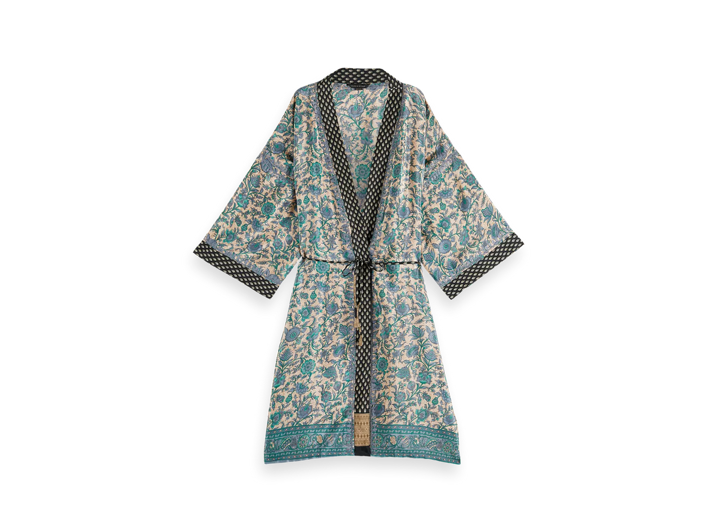 Jaypur Saree Kimono Lavender Blue