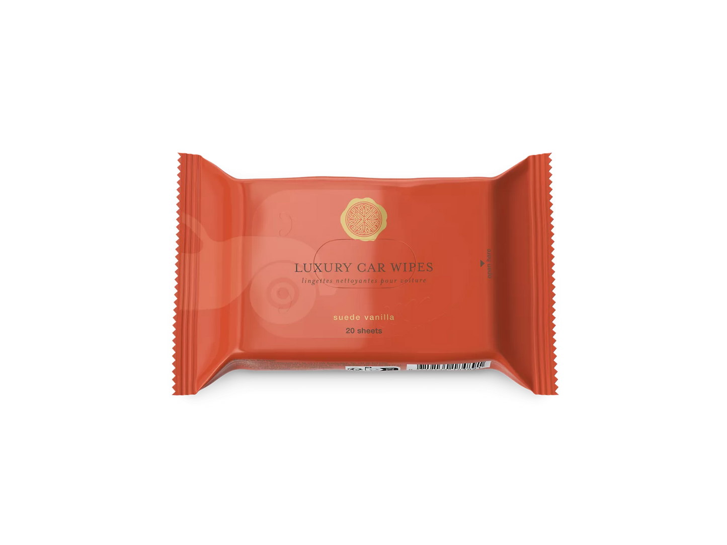 Suede Vanilla Car Wipes