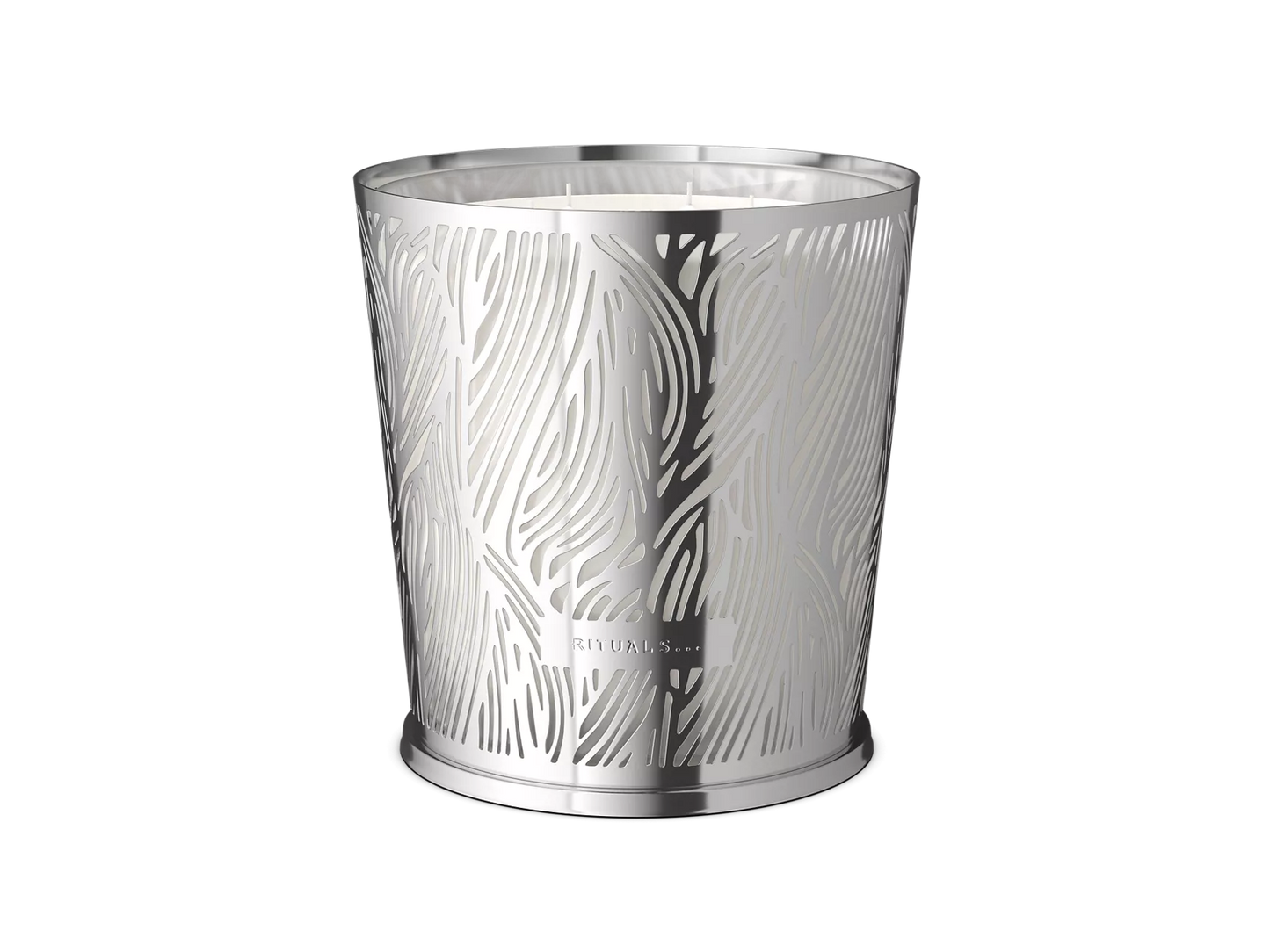 Private Collection XL Orris Mimosa Scented Candle With Metal Sleeve luxe geurkaars met metalen houder