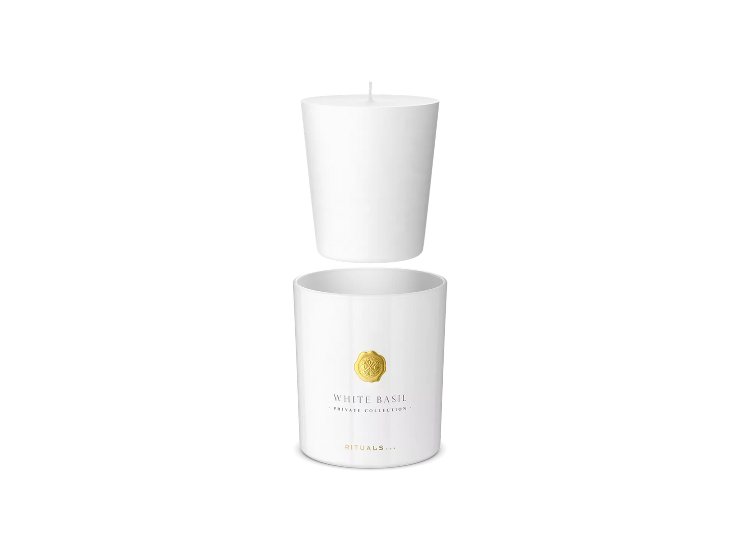 White Basil Refill Scented Candle 360g