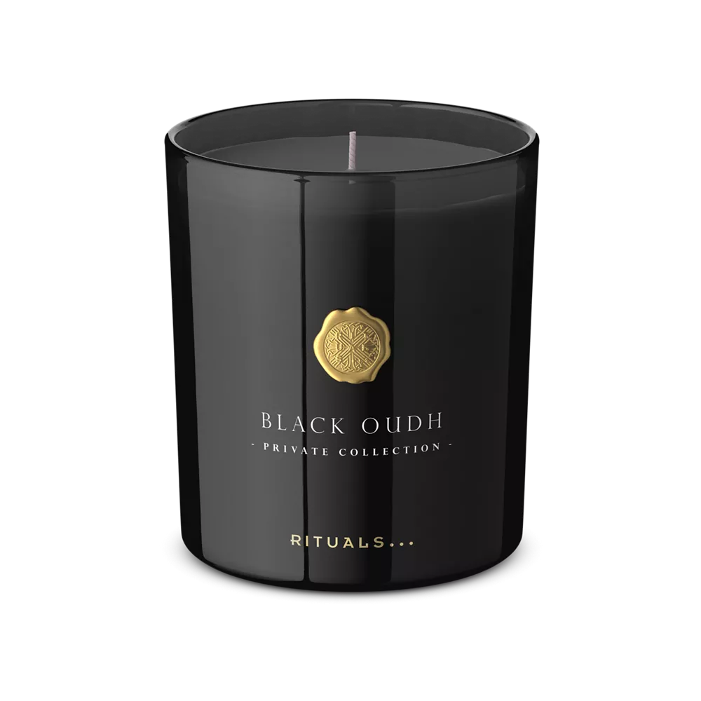 Private Collection Black Oudh Scented Candle luxury scented candle, 360 gr