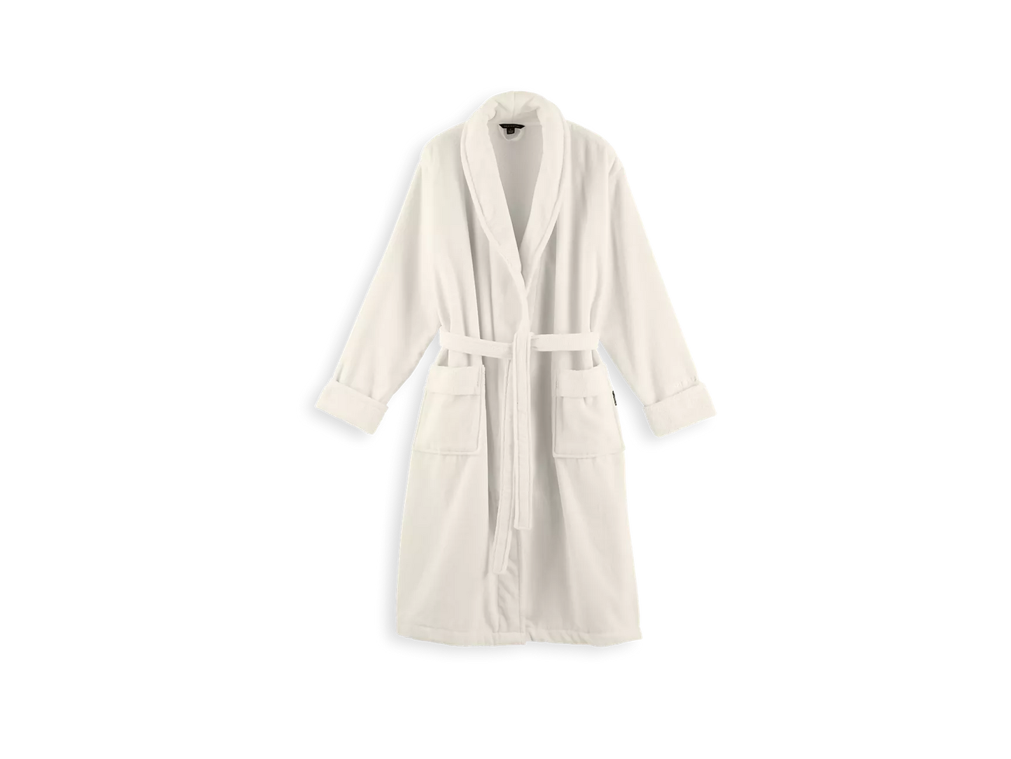 Super Smooth Cotton Bathrobe Men S Off White