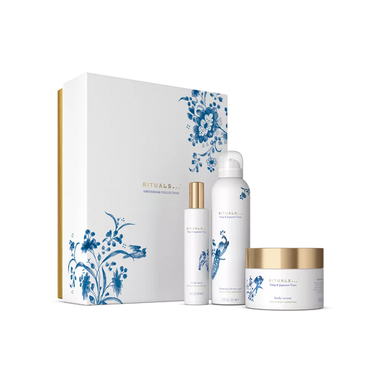 Amsterdam Collection Gift Set foaming shower gel 200ml, body cream 220ml, body mist 50ml
