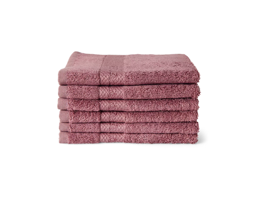 Super Smooth Cotton Guest Towel 30x30cm Powder Pink