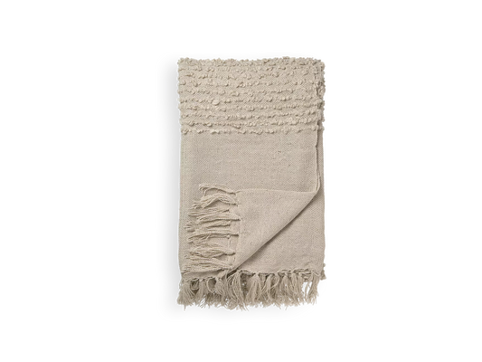 Berbura Bed Spread 150x250cm Cashmere Beige