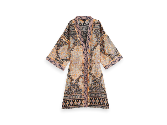 Jaipur Saree Kimono Festive Gold