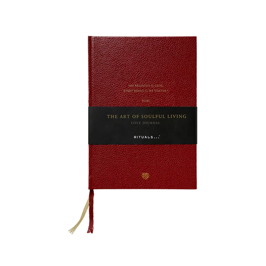 House of Rituals Love Journal handmade notebook with gilt edges