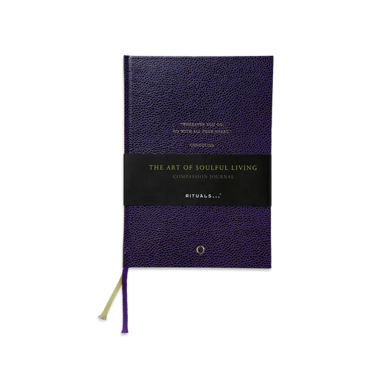 House of Rituals Compassion Journal handmade notebook with gilt edges