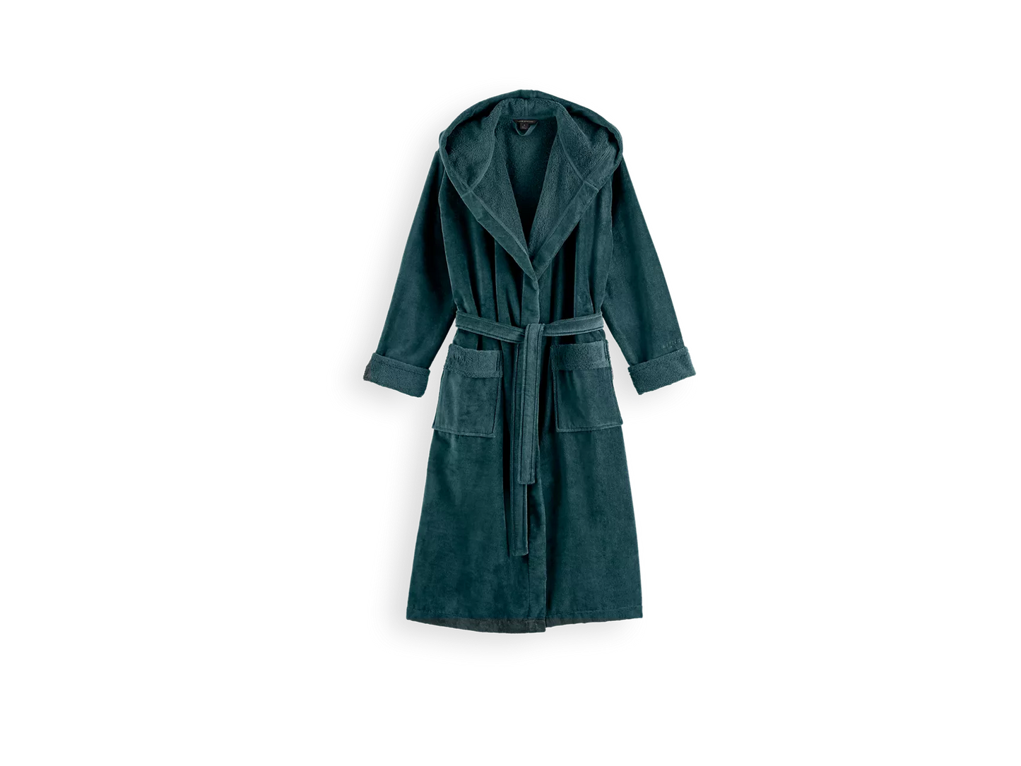 Super Smooth Cotton Bathrobe Women Petrol M