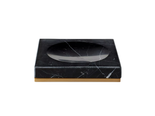 Dedaine Soap Tray Black Marble