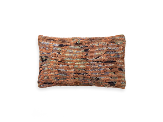 Punjab Cushion Cover Peach Beads 50 x 30 cm