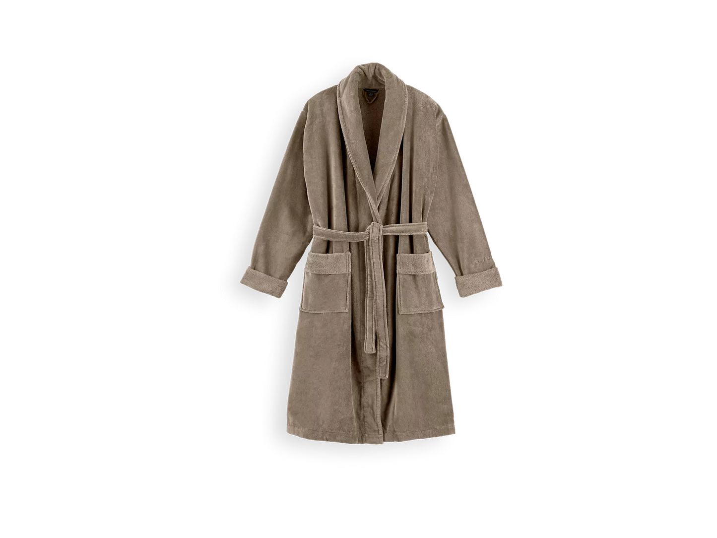Super Smooth Cotton Bathrobe Men Sand XL