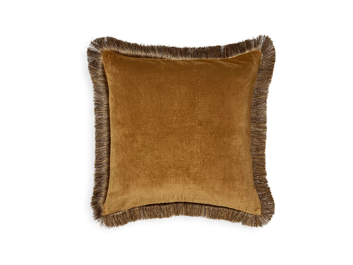 Vellore Cotton Velvet Cushion case 50x50cm Golden Mocha