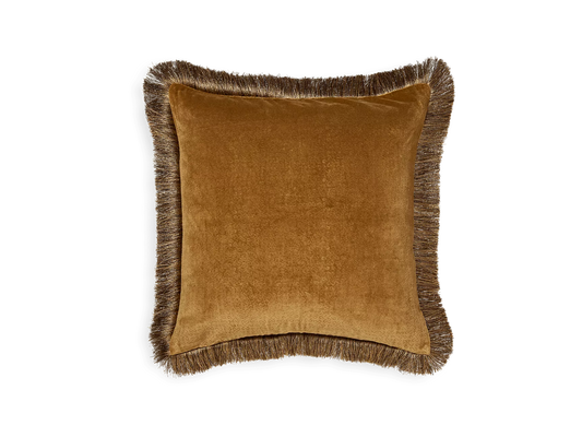 Vellore Cotton Velvet Cushion case 50x50cm Golden Mocha