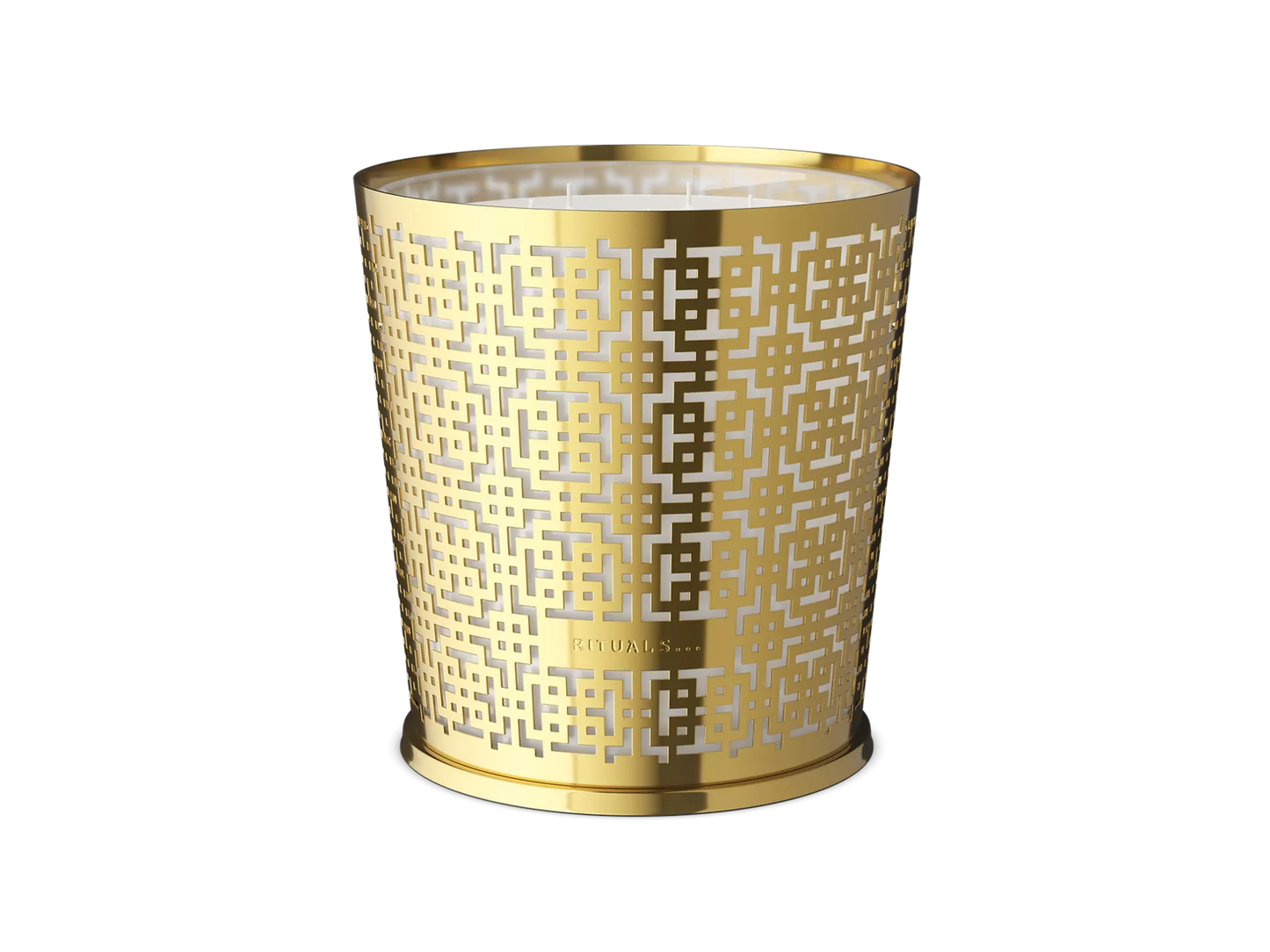 Private Collection XL Black Oudh Scented Candle With Metal Sleeve luxe geurkaars met metalen houder