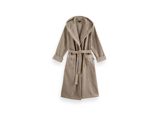 Super Smooth Cotton Bathrobe Women Sand XL