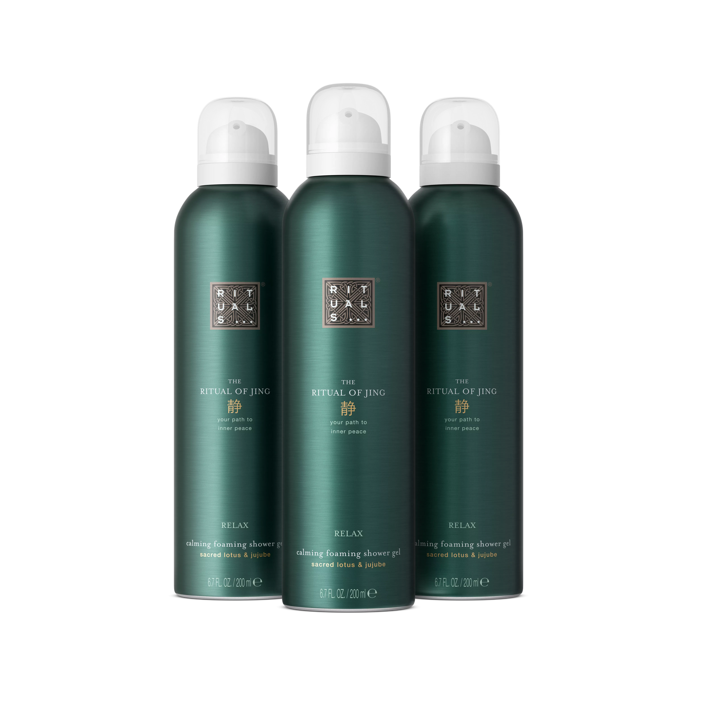 The Ritual of JingShower Foam Value Pack