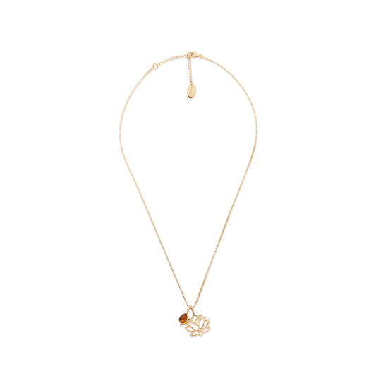 House of Rituals Pendant Necklace gold plated necklace with gemstone