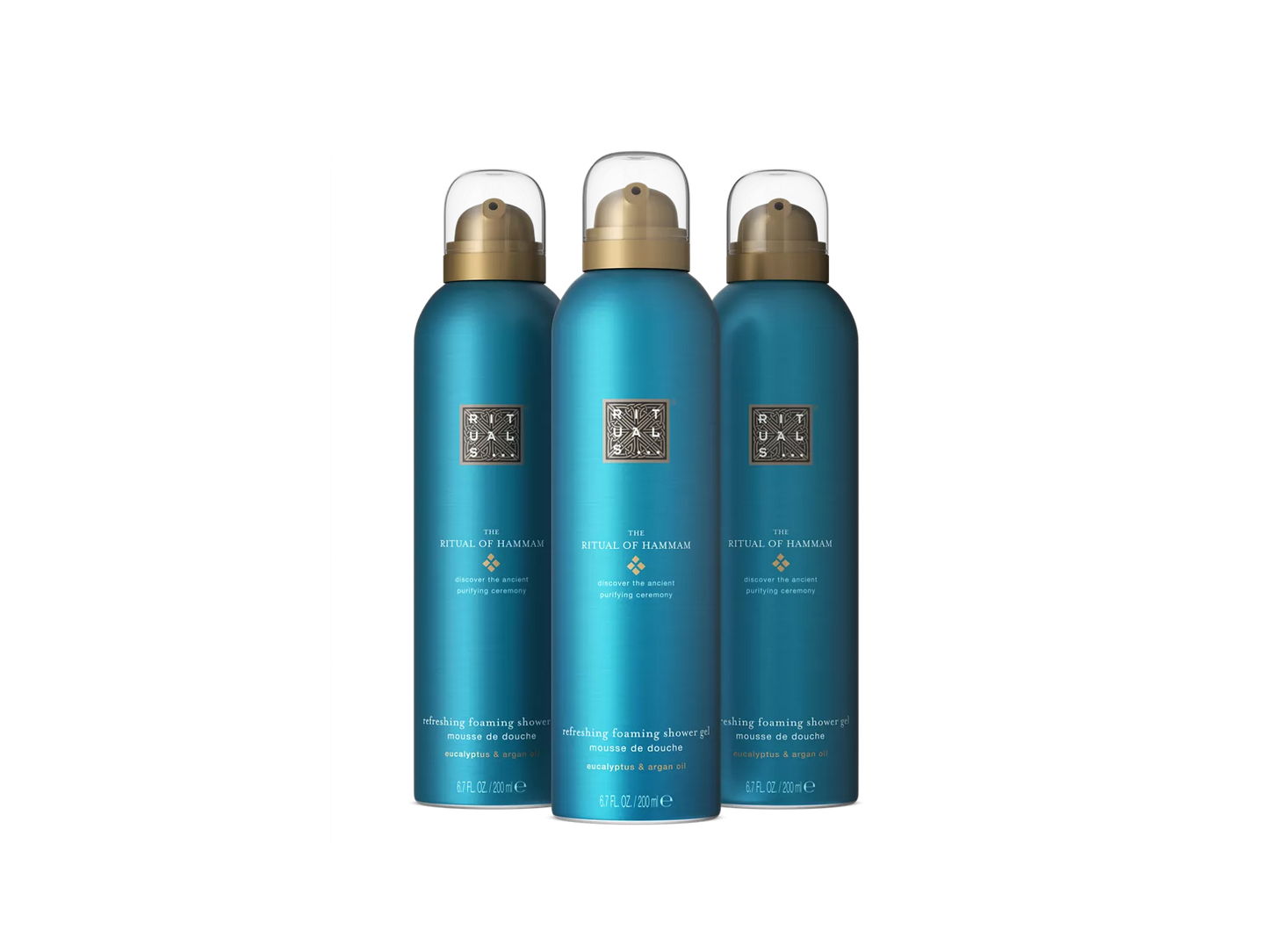 The Ritual of Hammam Shower Foam Value Pack multipack 3x doucheschuim