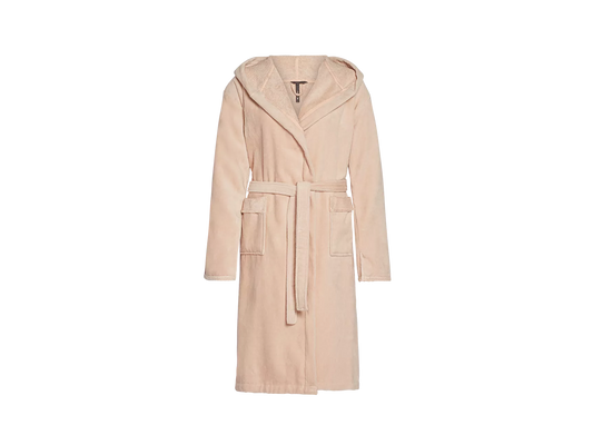Super Smooth Cotton Bathrobe Women S Pale Pink