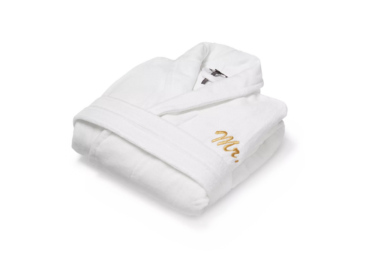 Mr. Bathrobe - White - S