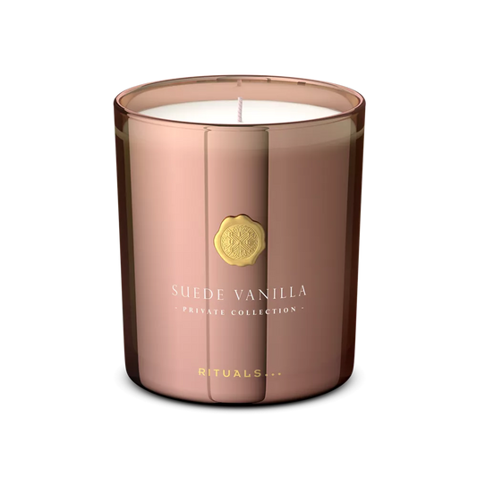 Private Collection Suede Vanilla Scented Candle luxury scented candle, 360 gr